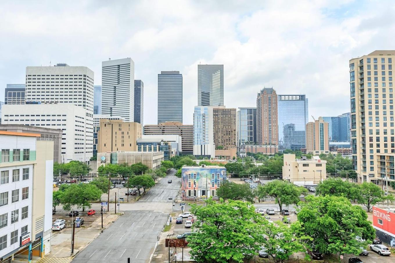 U4 Penthouse Downtown Houston Leilighet Eksteriør bilde